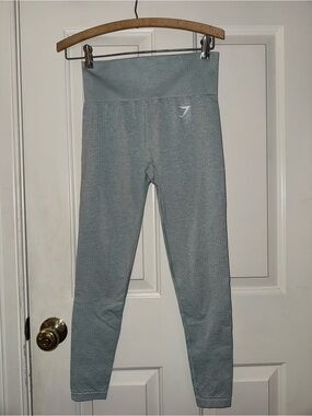 Gym Shark blue gray leggings